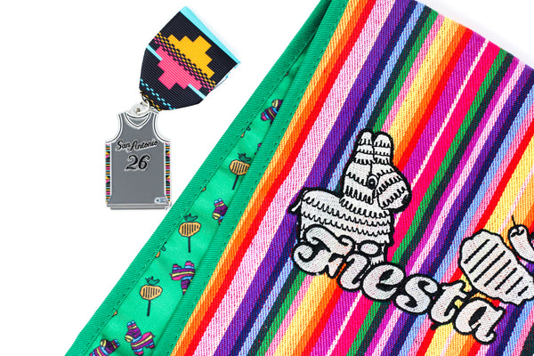 Serape Piñata and Chicken on a Stick Fiesta Sash