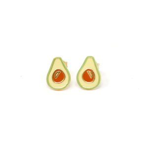 Avocado Earrings (Sterling Silver)