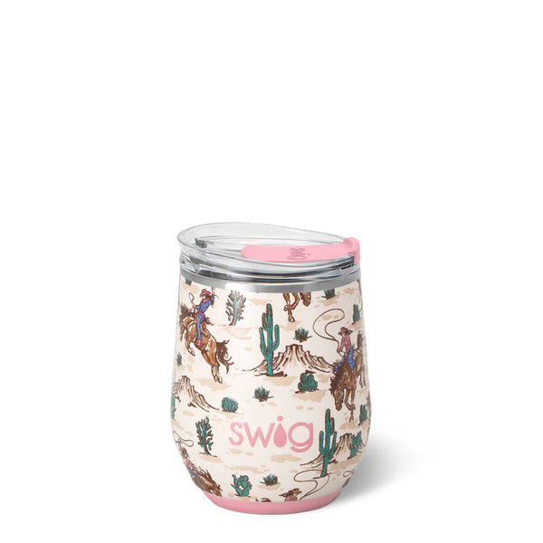 Giddy Up Stemless Wine Cup (14oz) by Swig Life