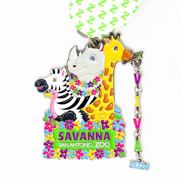 San Antonio Zoo Fiesta Medal 2024