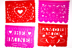 valentines day papel picados paper