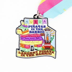 (ONLY 100) AUEDA Piñatas in the Barrio Fiesta Medal 2024