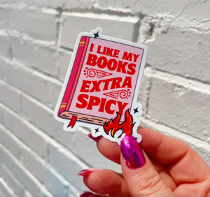 Extra Spicy Book Lover Sticker