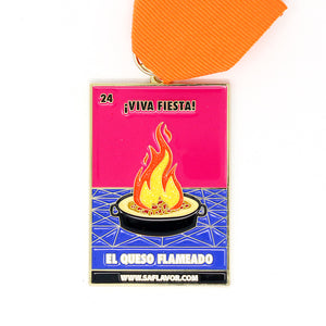 El Queso Flameado Lotería Fiesta Medal 2024