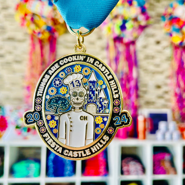 (RESTOCKED 50) Fiesta Castle Hills Fiesta Medal 2024