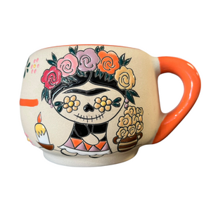 Frida Catrina Muertos Ceramic Mug