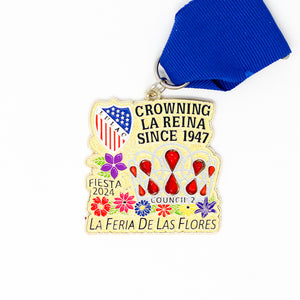 LULAC #2 Feria de los Flores Fiesta Medal 2024