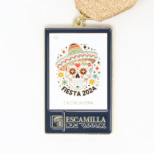 [ONLY 100] La Calavera Fiesta Medal 2024 by Escamilla Law