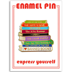 Banned Books Pin by The Found