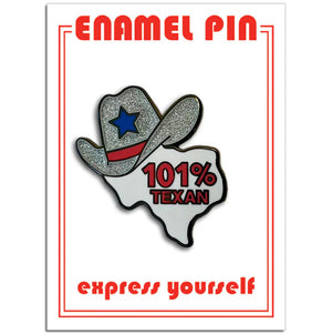 101% Texan Pin by The Found