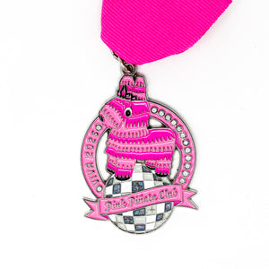 Pink Piñata Club Fiesta Medal 2025 by Mitzi Moore