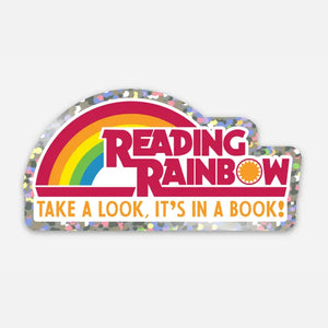 Reading Rainbow 80s 90s Nostalgia Bookish Tv Show Sticker