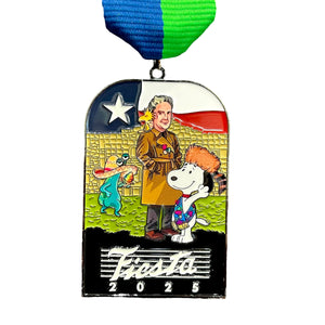 Unsolved Alamo Snoopy Mysteries Fiesta Medal 2025 by Scott Polunsky