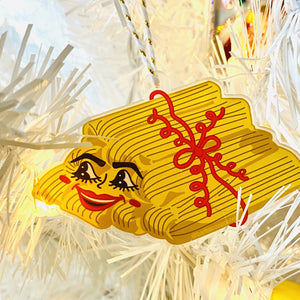 Tamales Ornament by BarbacoApparel