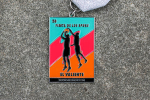 El Valiente Basketball Lotería 2018 Fiesta Medal