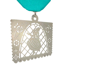 Dancer Papel Picado Fiesta Medal 2019 by the Texas Provencios