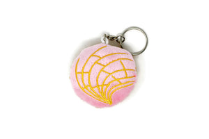 Plush Pink Concha Keychain