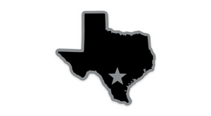 San Antonio Spurs Silver and Black Texas Sticker