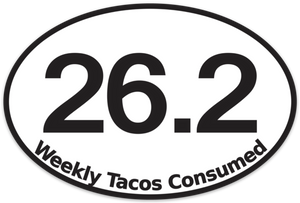 Taco Marathon Sticker
