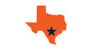 UTSA Sticker San Antonio Orange Blue Texas